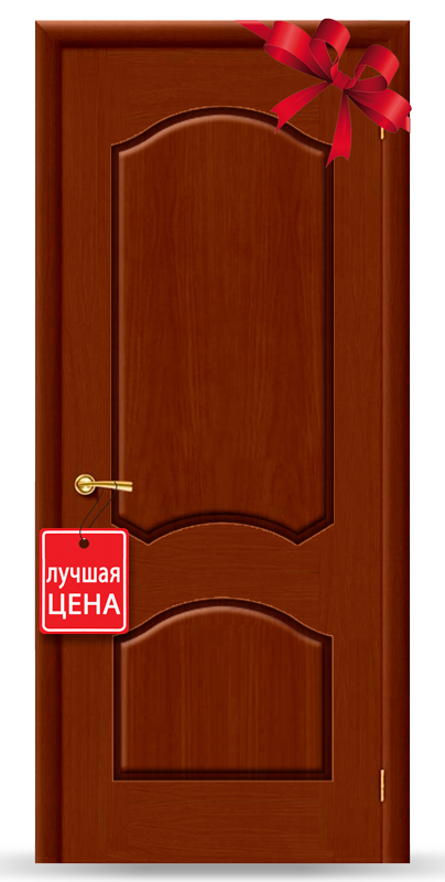 шпонированная под орех